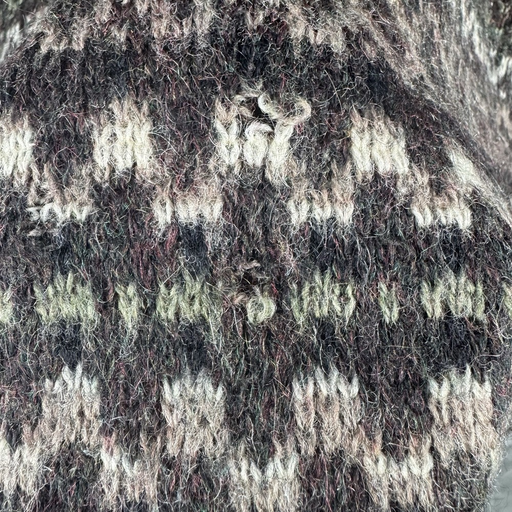 Vintage McGregor Mohair Pure Worsted Blend Sweater Grunge Fuzzy Men's XL 70s USA - Picture 9 of 14